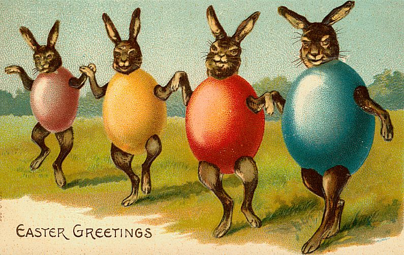 Bunnies Easter Card